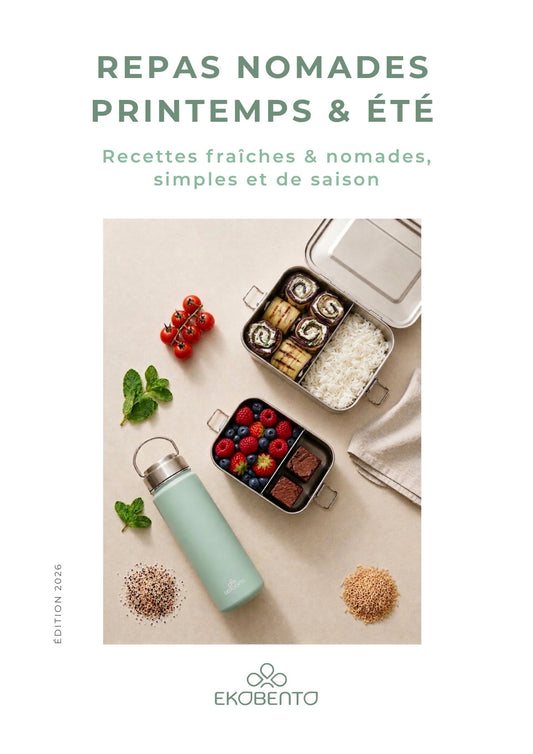 Guide de recettes lunch box – Repas Nomades Printemps & Été 2026